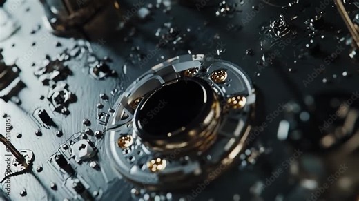 Advanced quantum processor circuit with intricate microchip connections, symbolizing ai driven computing, futuristic technology, and breakthrough digital intelligence for next gen solutions