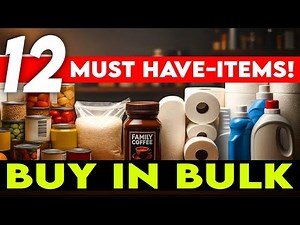 12 MUST-HAVE Items Preppers Buy In Bulk (Before It’s Too Late)