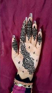 simple mehndi series for beginners | design 1 a #mehndi #henna #hennadesign