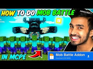 How to do mob battle in mcpe | Mob Battle Addon For Minecraft PE | Mob Battle mod MCPE | Java/PE