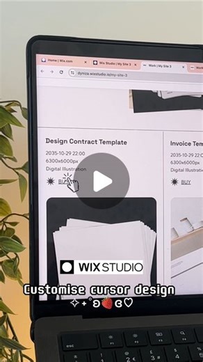 Deniza on Instagram: "Never thought that it’s so easy to customise your cursor with @wixstudio have u tried it yourself? 🎀 #websitedevelopment, #freelancelife #Ecommercewebsite #webdesigntips #websitedesign #websitebuild #websitetricks #lowcode #freelancedesigner #wixstudio"
