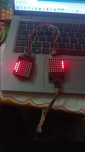 Robotic Eyes with LED Matrix | Arduino MAX7219 Animation 👁️✨