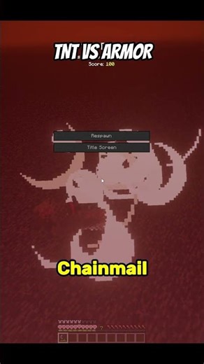 Testing EVERY Armor vs Point Blank TNT #minecraft #gaming #armor