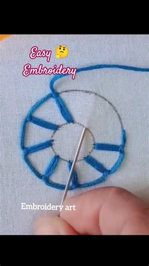 Easy Circle Hand Embroidery