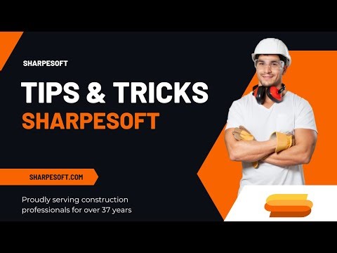 Click-and-Drag Bid Items in SharpeSoft Estimator, Editing Made Easy!