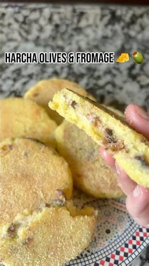 Harcha b ziton 🧀 🫒 #food #cooking #اكسبلور