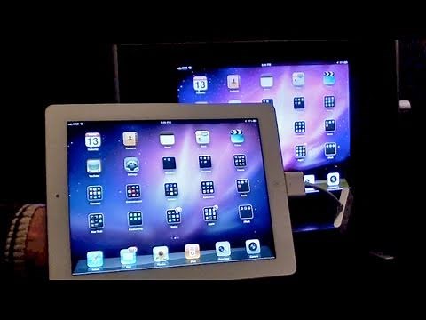 Apple iPad 2 on an HDTV : Digital AV HDMI Adapter Demo