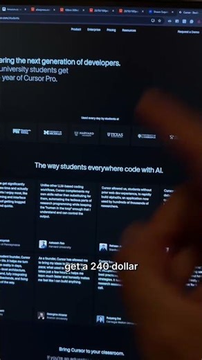 get cursor student for free