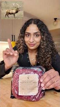 Elk meat Burger 🍔 #food