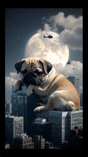 The Mightiest Giant Pug's Dream! 💤🐾 #titanpets #shorts
