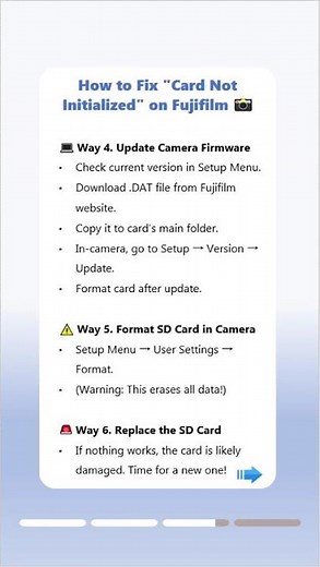 “Card Not Initialized” Error on Fujifilm? Fix & Recover Now!#fujifilm #sdcard #filerecovery
