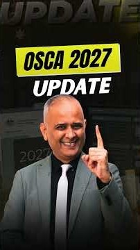 🚨 OSCA UPDATE: March 2027?
