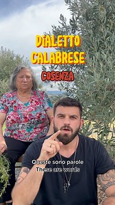 Parole in Dialetto Calabrese (Cosenza) 😍❤️🇮🇹🐑 - #reels #frankmoyo #nonnarita #calabrese #cosenza #dialetto #dialect #italian #language | Frank Moyo