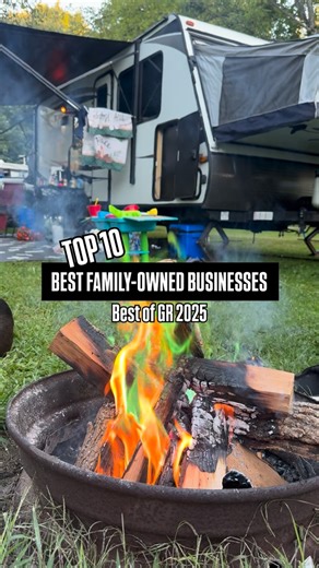 2025 Best Voted Local Family-Owned Businesses in GR! Special Congratulations to @woodchipcampground on being VOTED in the Top 10 for Local Family-Owned Businesses in the 2025 Best of GR Contest! Which is your favoite? ⬇️ | Grand Rapids Kids