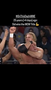The Master and Ruler of the World becomes the Champion of WCW! Sid Vicious outsmarts the nWo 2000 to win the vacant WCW World Heavyweight Title You can see as he celebrates with fans how much it means to him #onthisdayinwwe | On This Day in WWE