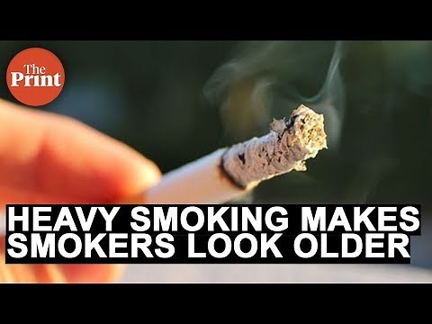Heavy smoking makes smokers look older, says UK study