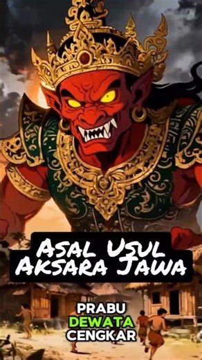 The Origin of Javanese Script (Hanacaraka) #legend #java #archipelago