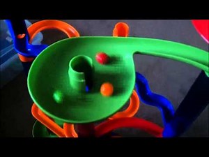 Marble Race 33 w/ the Plastic Marbles