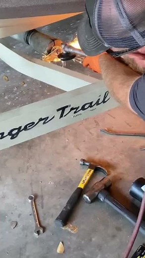 Replacing the Keel Roller on a Boat Trailer #shorts
