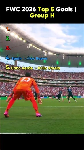 ⚽ Top 5 Goals from Group H | 2026 FIFA World Cup