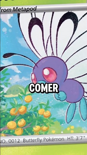 🦋These Pokémon cards tell a story about the evolution of Caterpie into Butterfly #pokemontcg