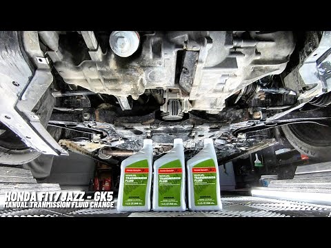 HONDA FIT/JAZZ - GK5 - Manual Transmission Fluid Change - From Start to Finish #HondaFit4Adventure