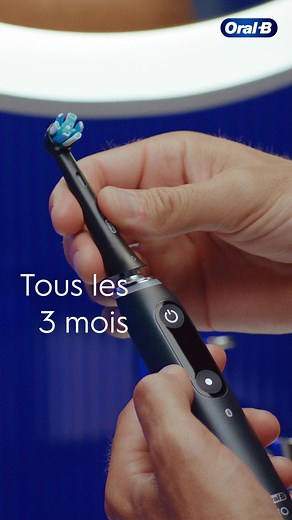 Pensez à changer régulièrement de brossette pour un nettoyage 100% efficace | Oral-B