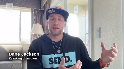 Kayaker Dane Jackson descends 300 feet down waterfalls in Mexico