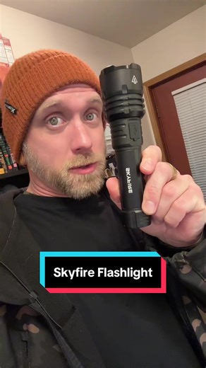 This flashlight 🔦 is like a miniature sun ☀️ definitely worth it!! #flashlight #edcgear #preparedness #tactical #tiktokshopfind