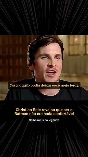 Christian Bale revela o sacrifício de vestir o traje do Batman