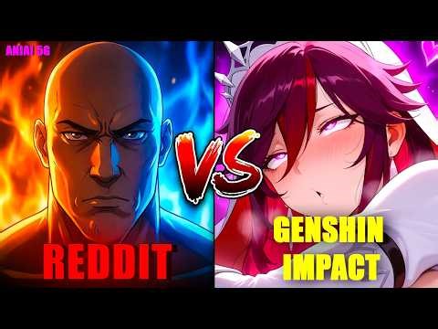 SUS 💗 Genshin Impact vs Reddit (The rock reaction meme) part 5