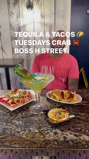 TEQUILAS & TACOS 🌮 TUESDAYS HAPPY HOUR 🍻 TEQUILA & Tacos 🌮 Tuesdays IS HERE!!!!!HAPPY HOUR SPECIALS $4 TACOS 🌮 $5 HOUSE SHOTS$10 FROZEN MARGARITA $8 HENNY|CASA|JAMESON SHOTS#crabboss #tequillandtacostuesday | Crab Boss