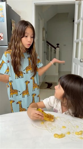 Food is for eating not for playing - good manners for kids