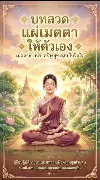 บทสวดมนต์แผ่เมตตาให้ตนเอง #แผ่เมตตา #สวดมนต์ก่อนนอน