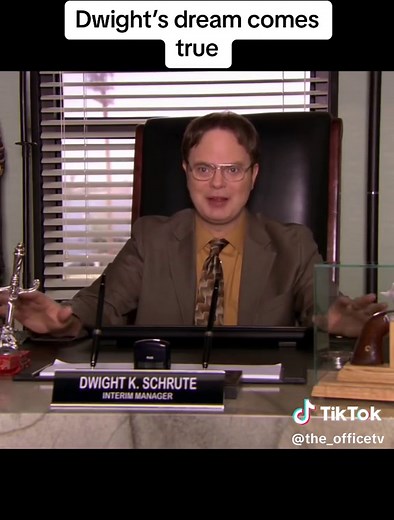 Dwight in charge #theoffice #theofficeclips #theofficememes