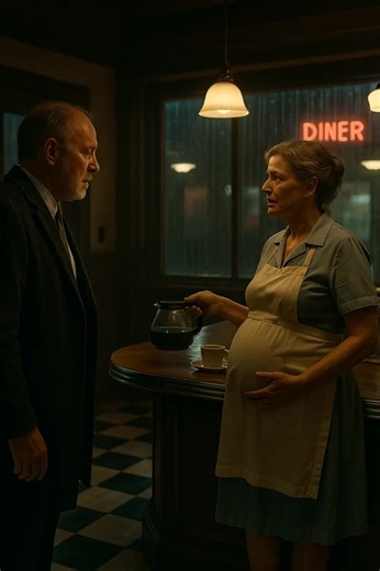 A Billionaire Walked Into a Diner — And Froze When He Saw His Pregnant Ex-Wife Behind the Counter He built an empire… but lost the only woman who ever made him feel human. On a rainy Thursday night, billionaire Ethan Walker stopped at a small diner off the highway — just looking for a warm meal after a long meeting. But when the waitress turned around, the world stopped. Her face… her voice… that smile he used to wake up to. “Good evening, sir,” she said politely. Her name tag read Lily. And tha