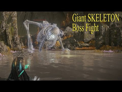 Elden Ring - Giant SKELETON SPIRIT Boss Fight