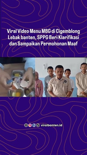 VIRAL BANTEN | Sebuah video berdurasi 32 detik yang beredar luas di media sosial memicu perhatian publik. Media sosial belakangan dihebohkan dengan menu... | Instagram