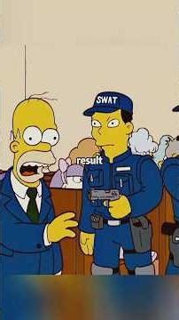 The Simpsons get arrested #foryou #anime #thesimpsons