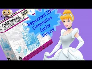 Bepuzzled 3D Crystal Puzzle Cinderella's Castle- Time Lapse