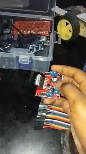 Naresh robotics voice controlling robote components