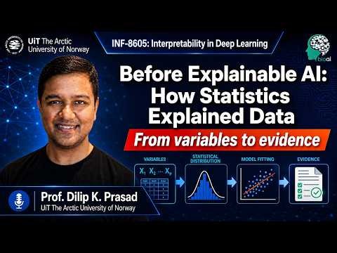 IDL Lect 3A Before Explainable AI: How Statistics Explained Data