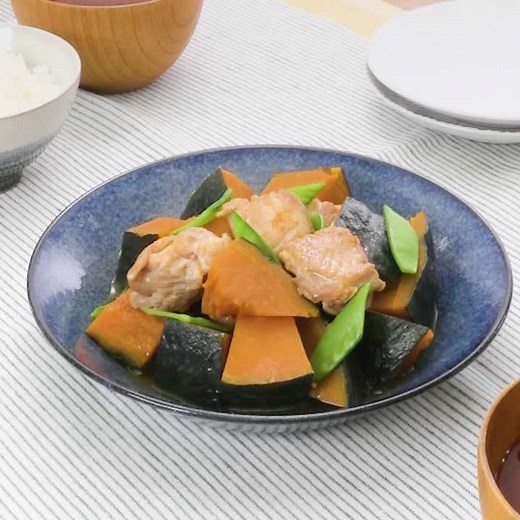 【鶏肉×かぼちゃ】具材の旨みたっぷり！ご飯が進む甘辛煮 | デリッシュキッチン