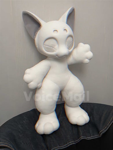 40cm fursona plush tutorial coming soon 🖤 #fursona #furry #plushies #diy #furryoc