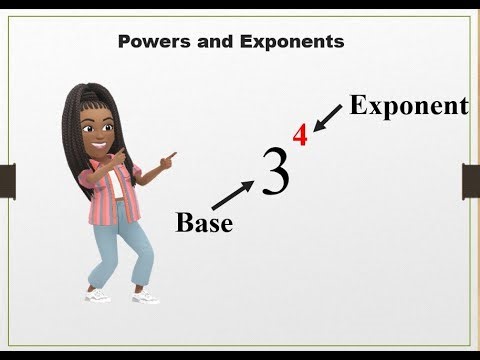 Powers and Exponents