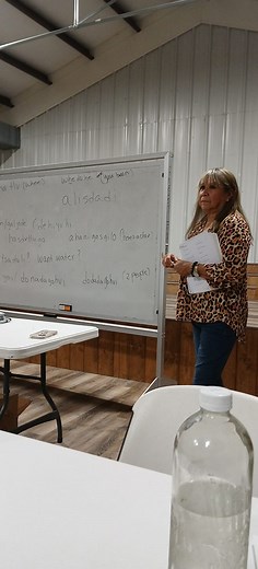 Cherokee Class #4 Greasy Community •learning hospitality through the Cherokee Language• #savingthecherokeelanguagephyllispettitsixkiller | Juan Federico Ramos III