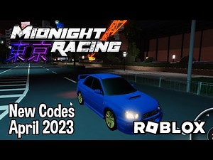 Roblox Midnight Racing Tokyo New Codes April 2023