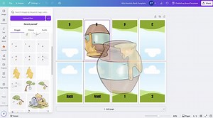 Booklet Canva Editable Template, Mini Coloring Fold Book Blank Template, Drag & Drop, DIY, Svg, Png, Psd, Cricut, Instant Download - Etsy