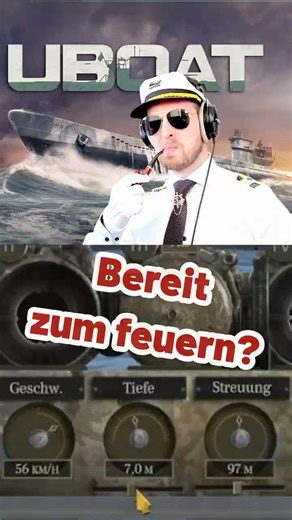 TIEFGANG... RÜDIGER BITTE!! UBOAT SIMULATOR #shorts