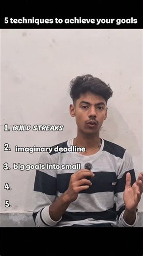 five techniques to achieve your goals #selfimprovement